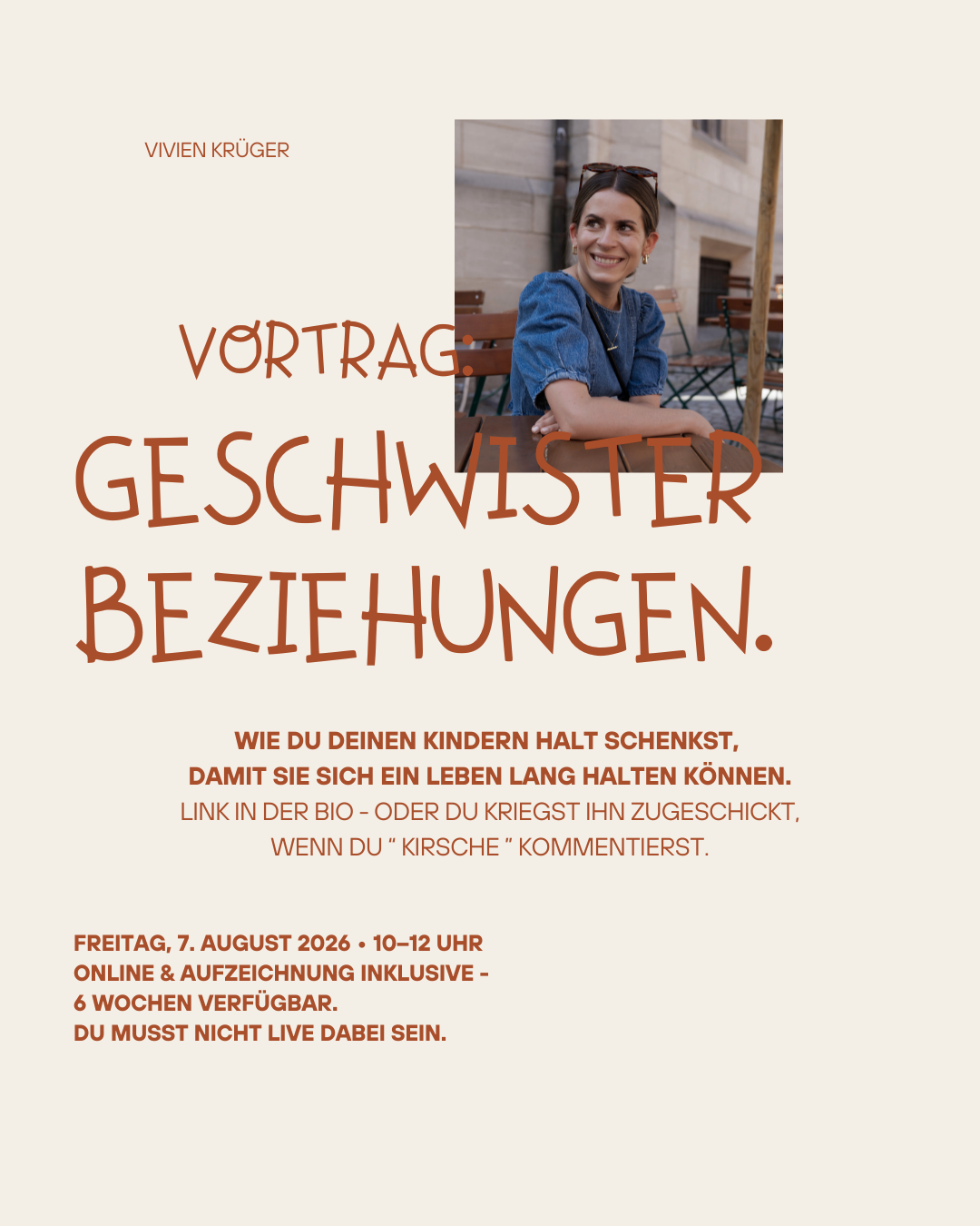 Vortrag Geschwisterbeziehungen