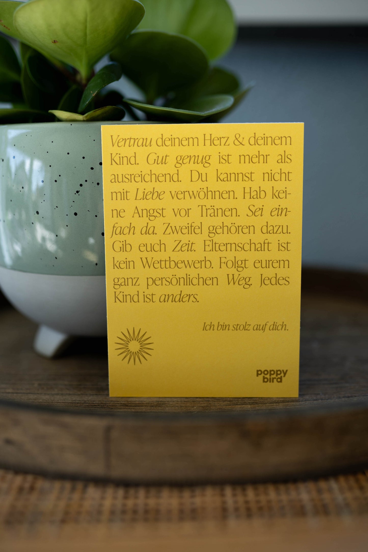 Karte "Neugeborene Mamas"